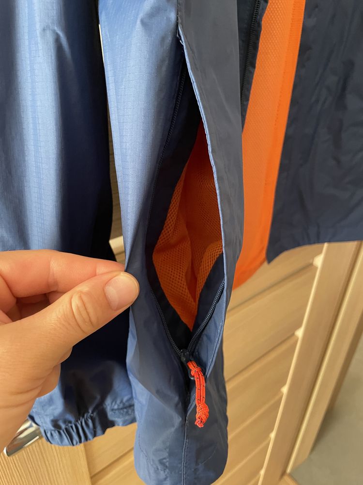 Granatowa kurtka przeciwdeszczowa Columbia rozm. M unisex