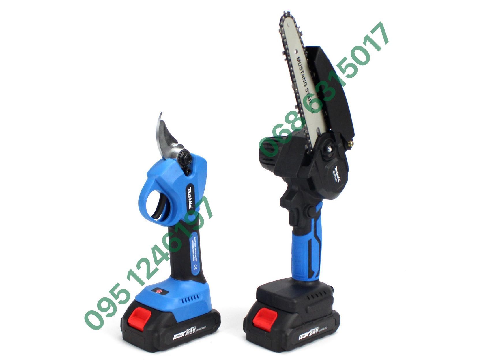 Набор аккумуляторный 2в1 Makita секатор DUP270 + пила DUC150Z 24V 5Ah