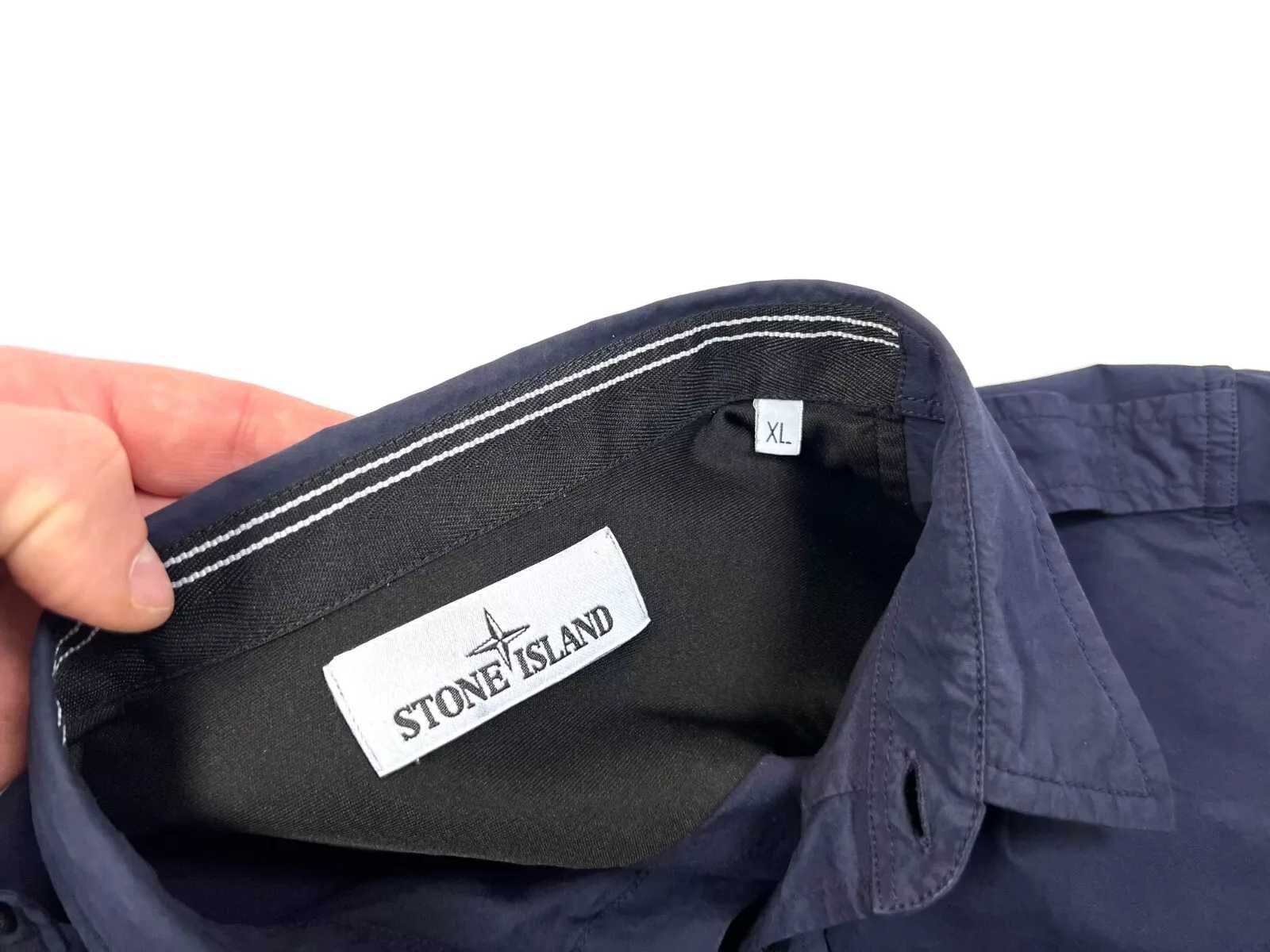 Stone Island Ориг Овершот Рубашка Мужская Идеал L/XL