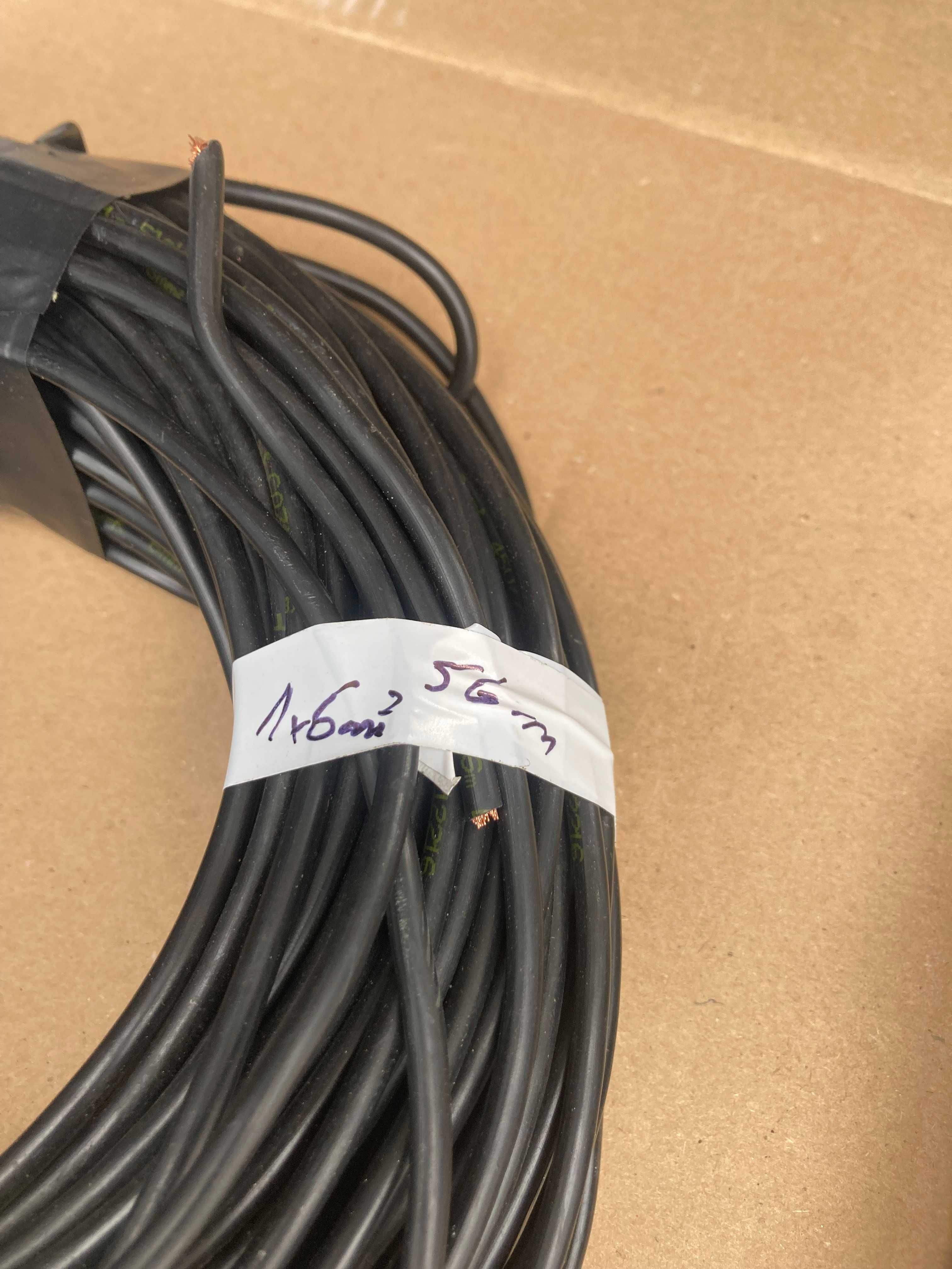 Przewód Linka LGY 1x6mm2 - Elektrokabel - 56m - sprzedam