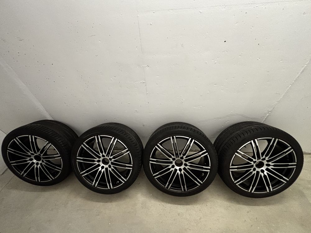 4 Jantes 21 Porsche Cayenne  Pack 4 Pneus Pirelli 295/36R21 usados