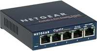 Netgear GS105GE Switch 5 portas 10,100,1000 mbps NOVO