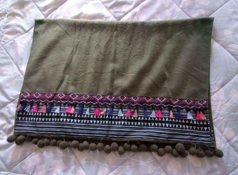 Echarpe de inspiração oriental