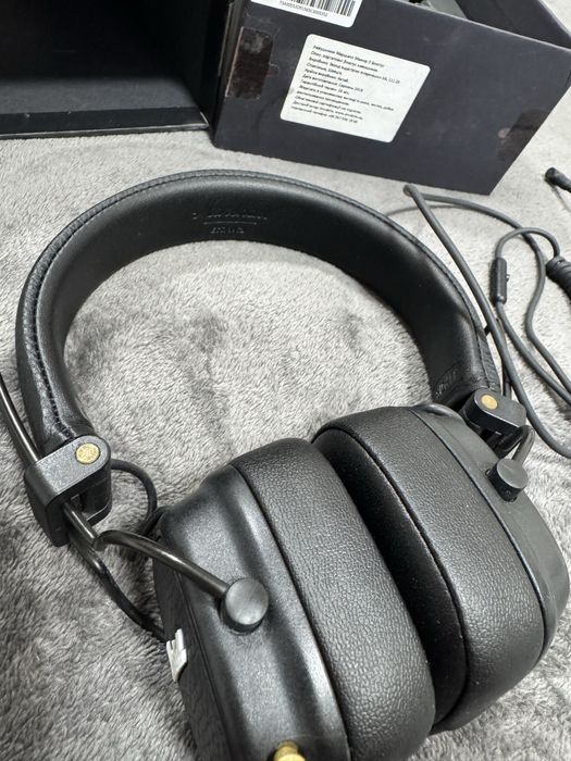 Навушники Marshall Major III 3 bluetooth+cable 3,5mm black