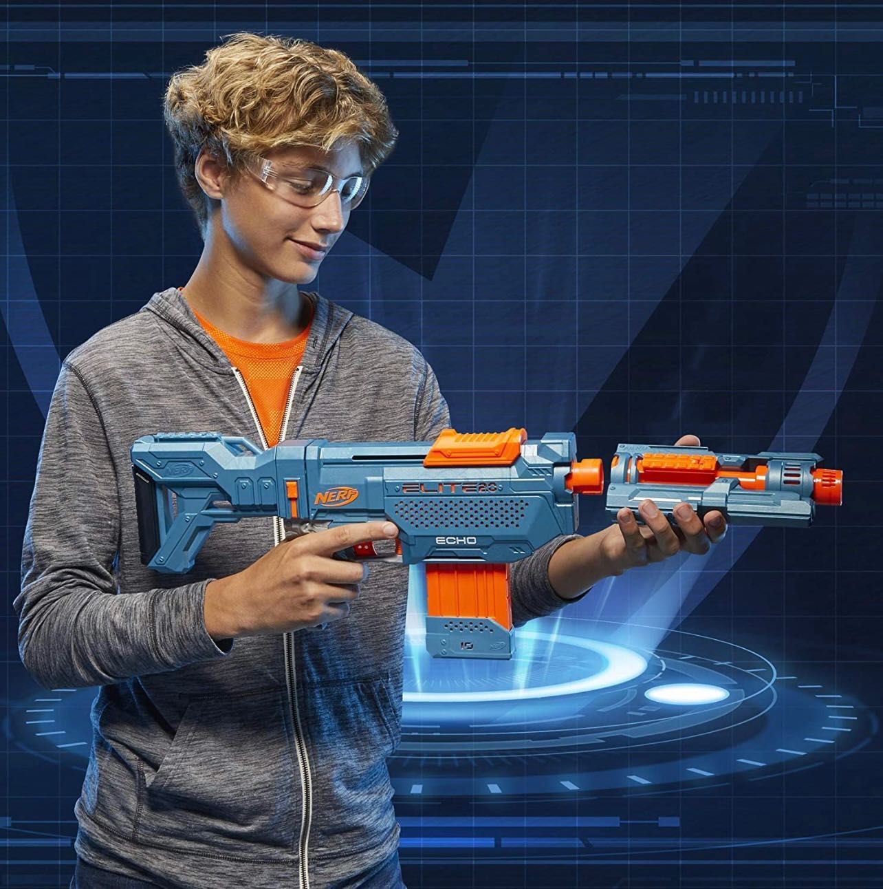 Бластер Нерф NERF Elite 2.0 Echo CS-10 Blaster чотири варіанти складу