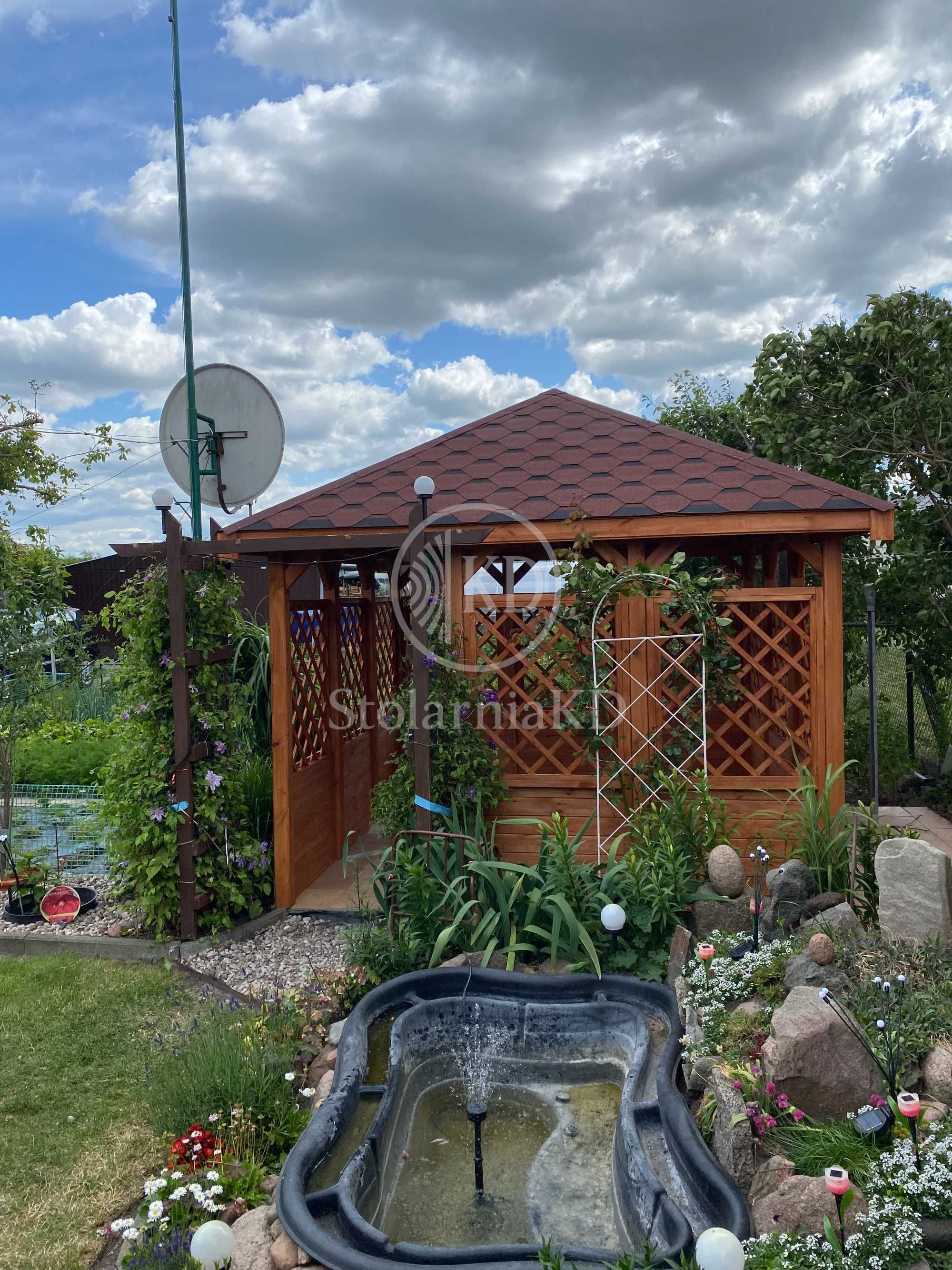 Altana ogrodowa altanka wiata pergola 3x3 3x4