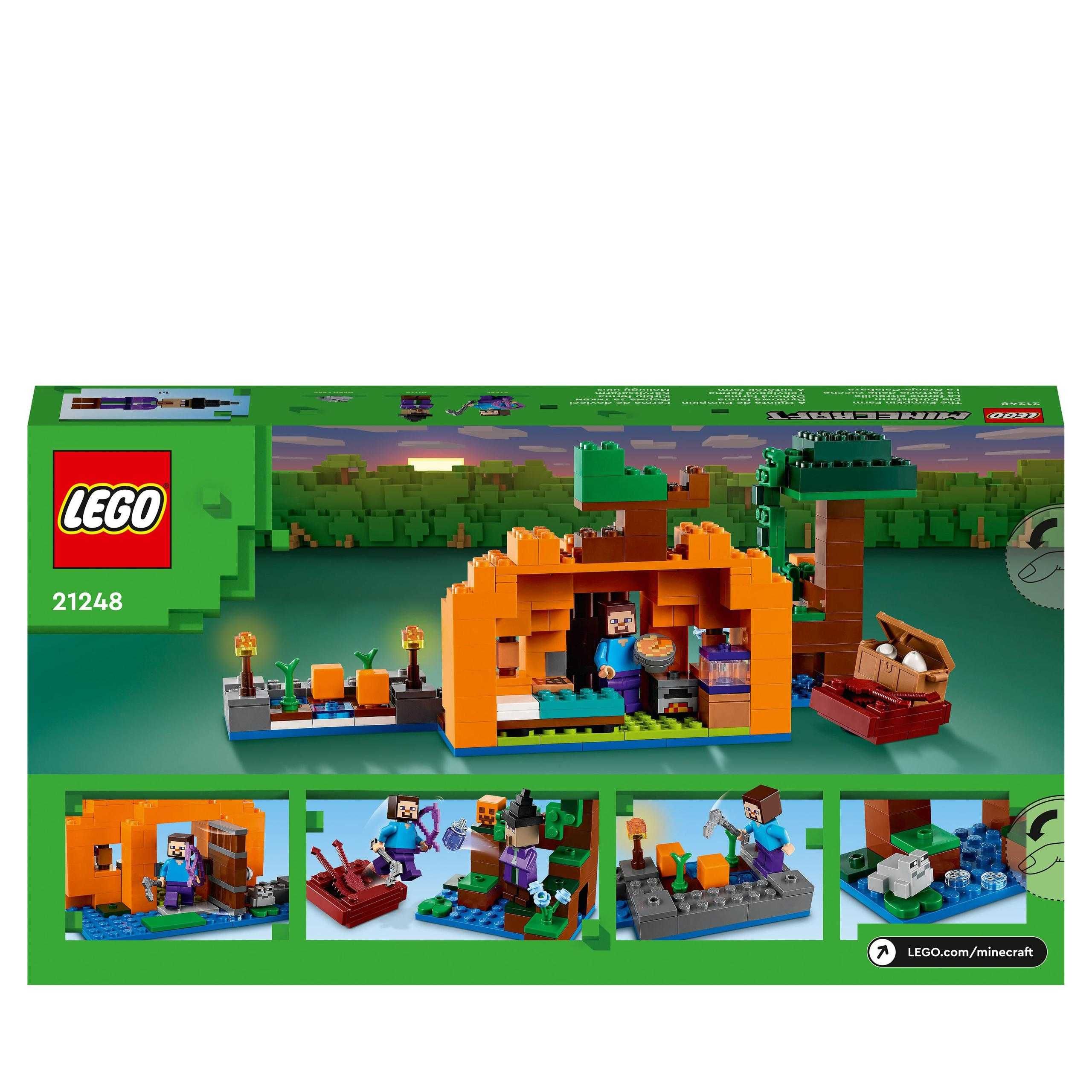 LEGO MINECRAFT 21248 Dyniowa Farma Dom Zestaw 8+ Klocki *NOWE*