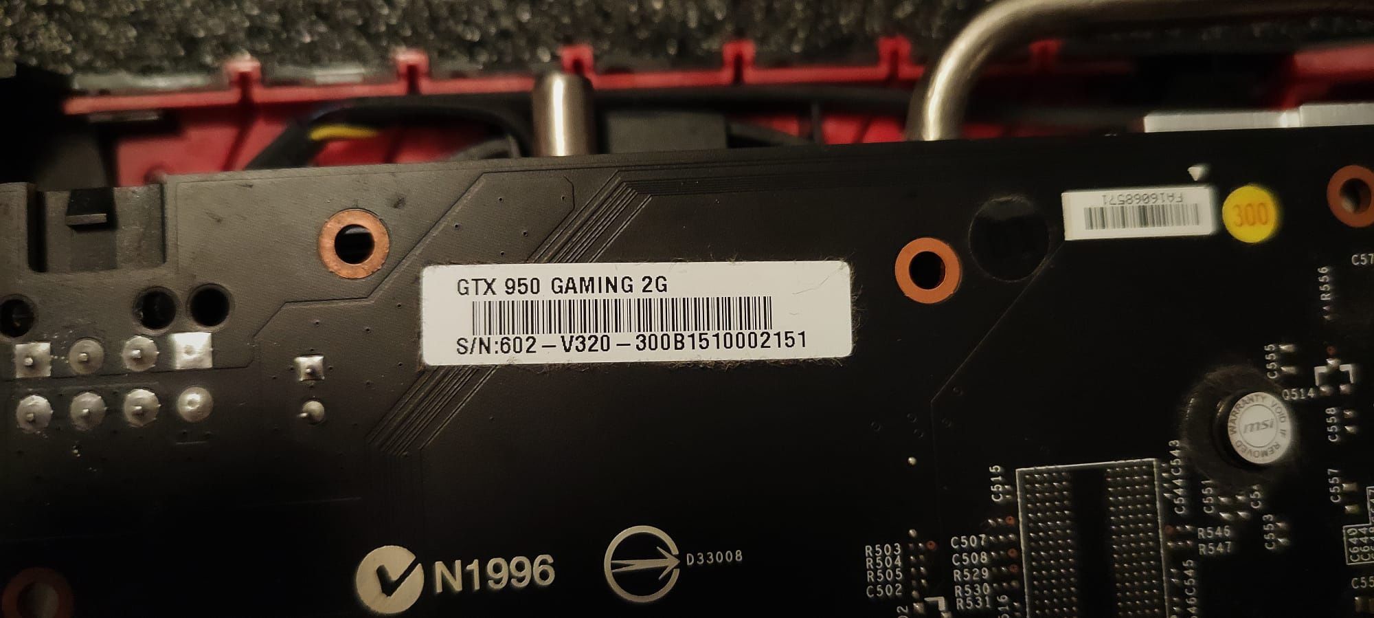 Karta graficzna MSI GTX 950 Gaming 2G 2GB :