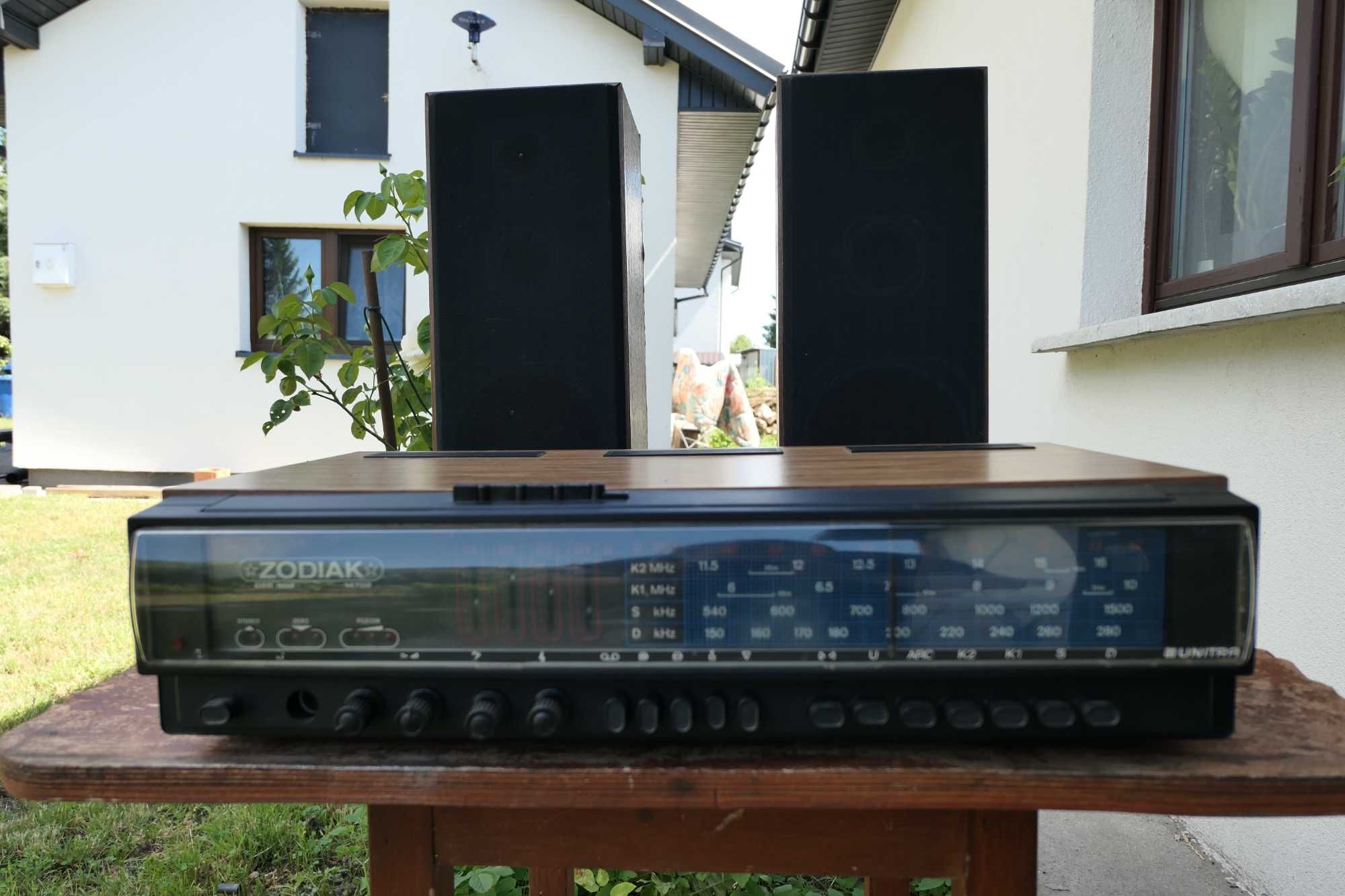amplituner unitra Zodiak DSS 402 z kolumnami tonsil ZgP 25-8-569