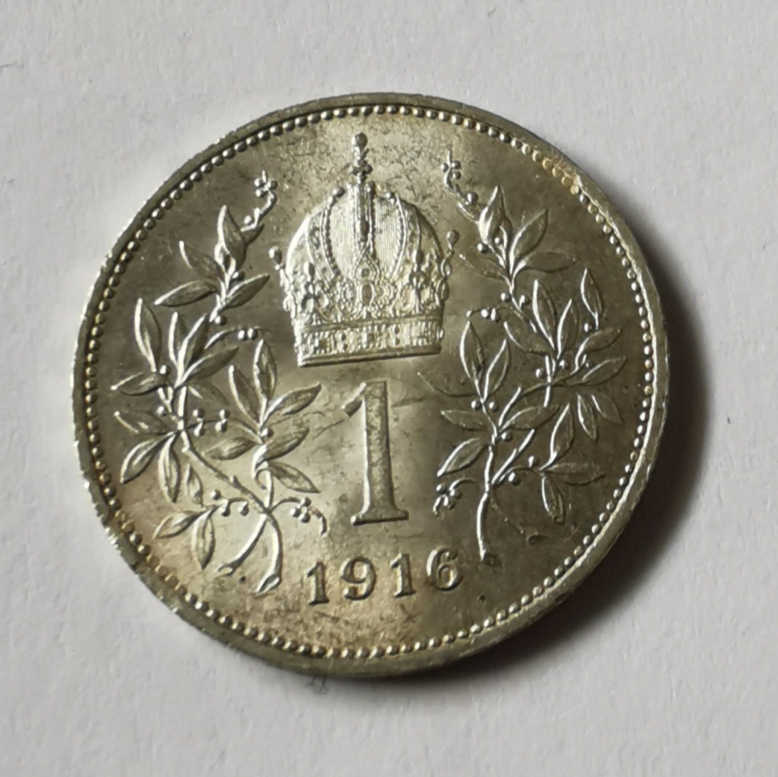 1 korona 1916 Austro-Węgry stan 1/-1