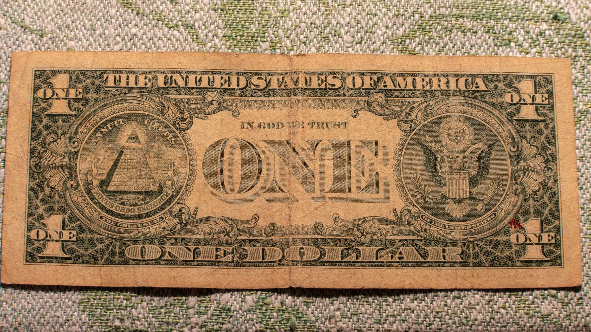Один доллар США (банкнота) 1988 год, серия "A"