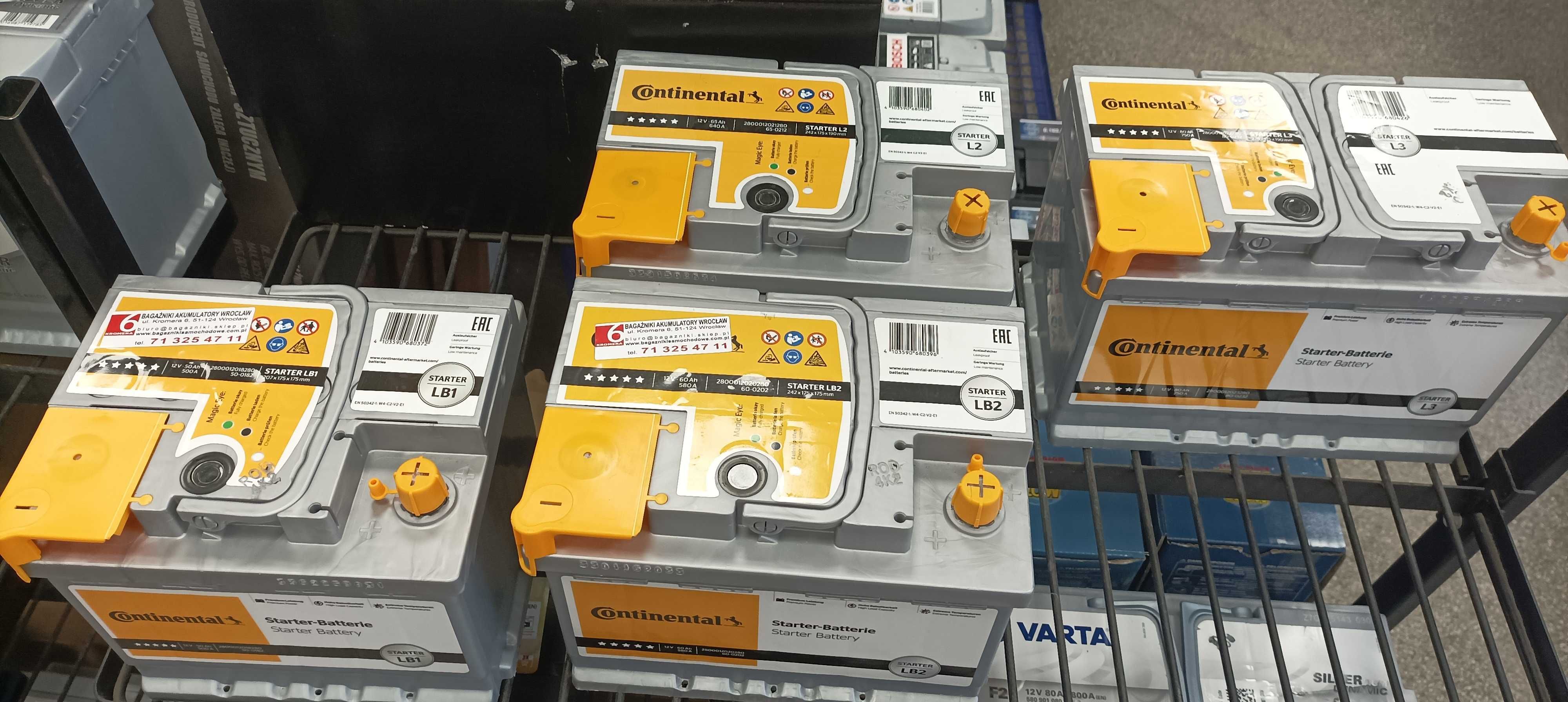 Niemiecki akumulator Continental 100Ah 900A Wrocław