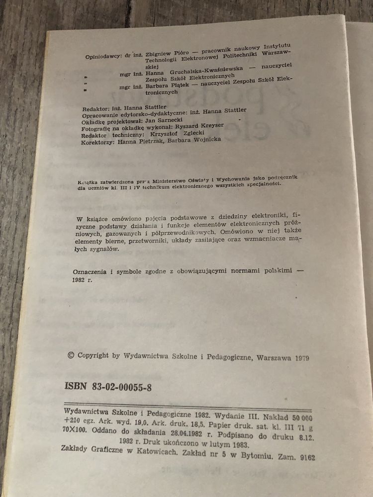 Podstawy elektroniki cz.1 Andrzej Rusek 1979