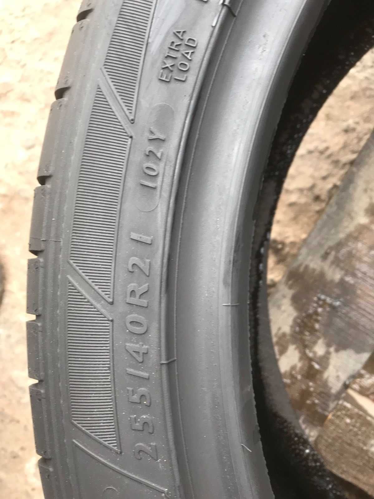 Шини Dunlop SP SportMaxx GT 255/40R21 Пара Літо Б/у Склад Оригінал