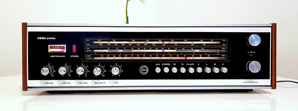 REMA Arietta 734 Vintage Amplituner + kolumny RemaBox 730 PRL DDR