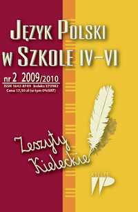 Język Polski w Szkole IV–VI 09/10 nr 2 - Zeszyty Kieleckie archiwalne