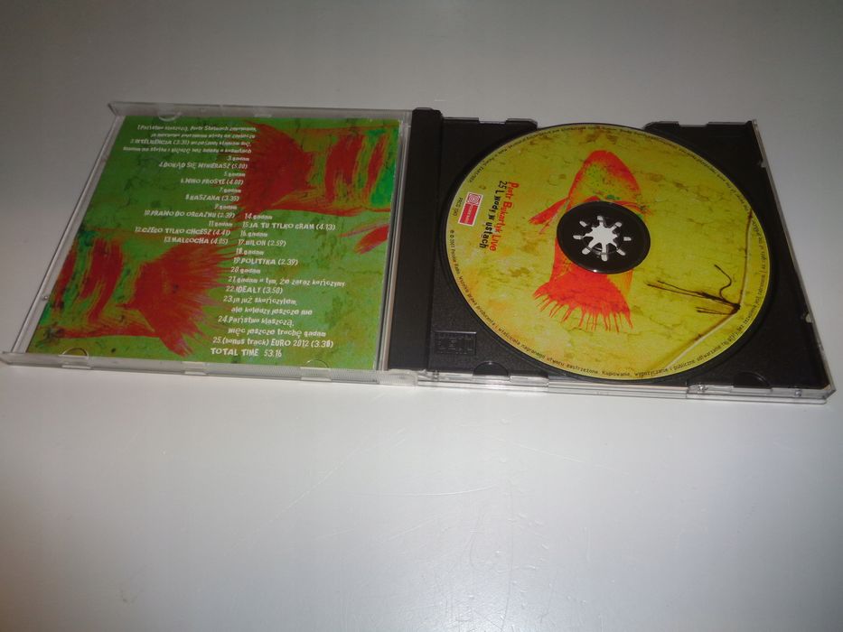 Piotr Bukartyk Live 25 L wody w ustach cd *