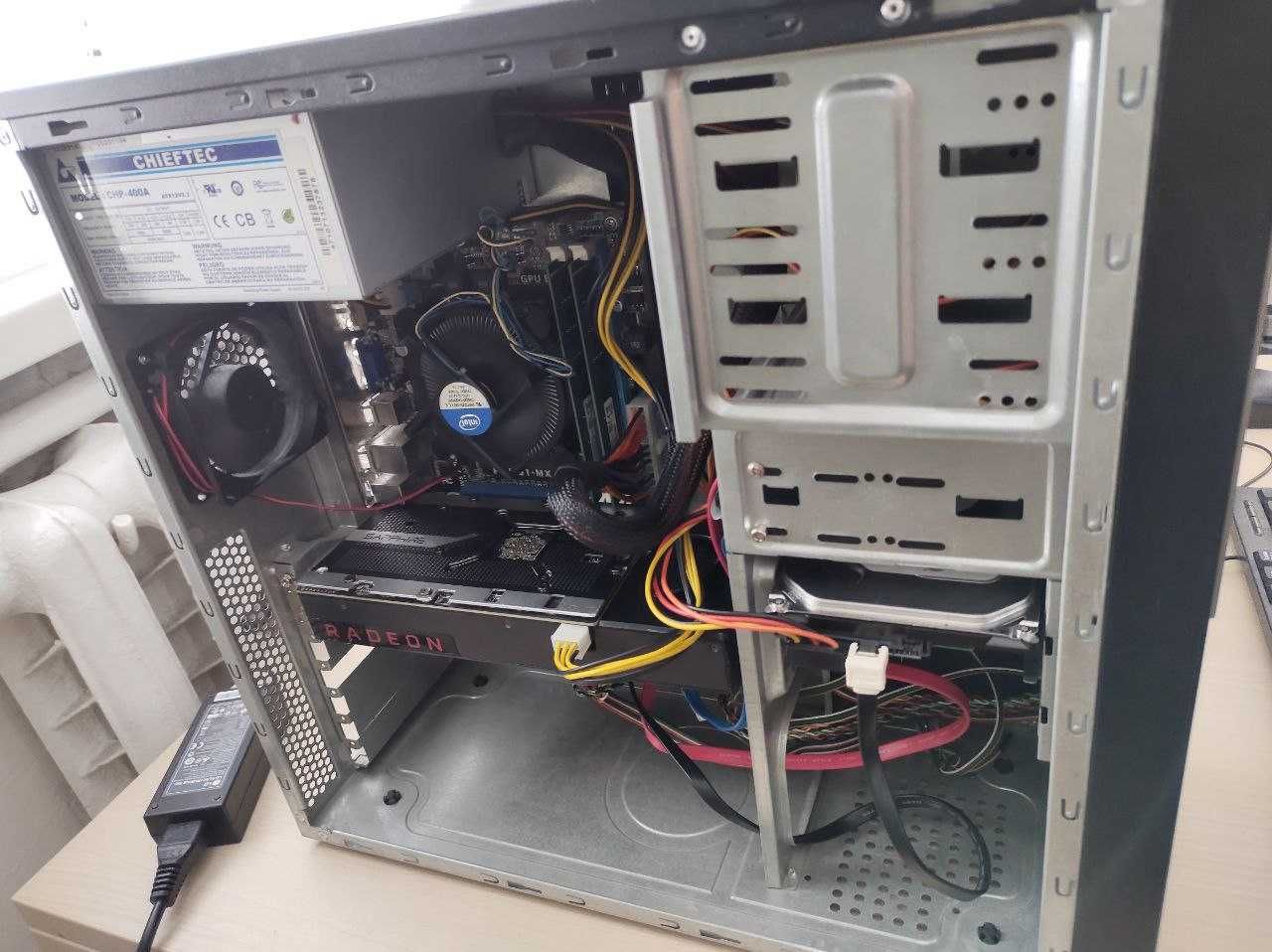 Игровой компютер Core i5 +16Gb +SSD+HDD видеокарта AMD RX470 4Gb Win10