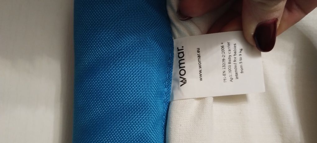 Nosidło womar niebieskie