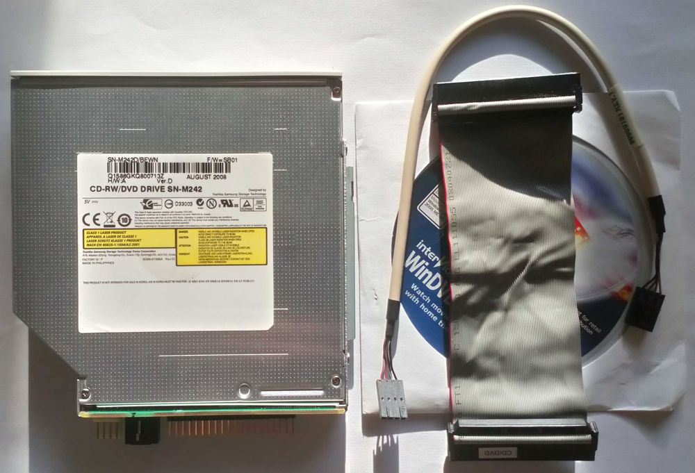 Samsung SN-M242D CD-RW/DVD-ROM Combo do laptopa odnowiony biały