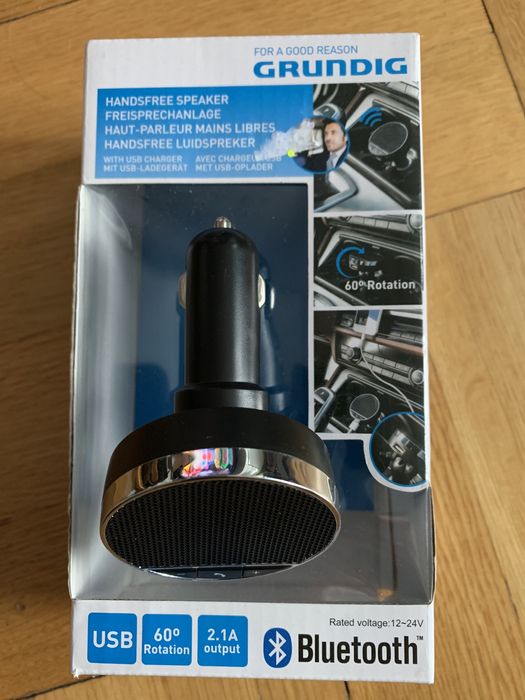 Głośnik hands free z USB,ładowarka 12V i 24V Grundig