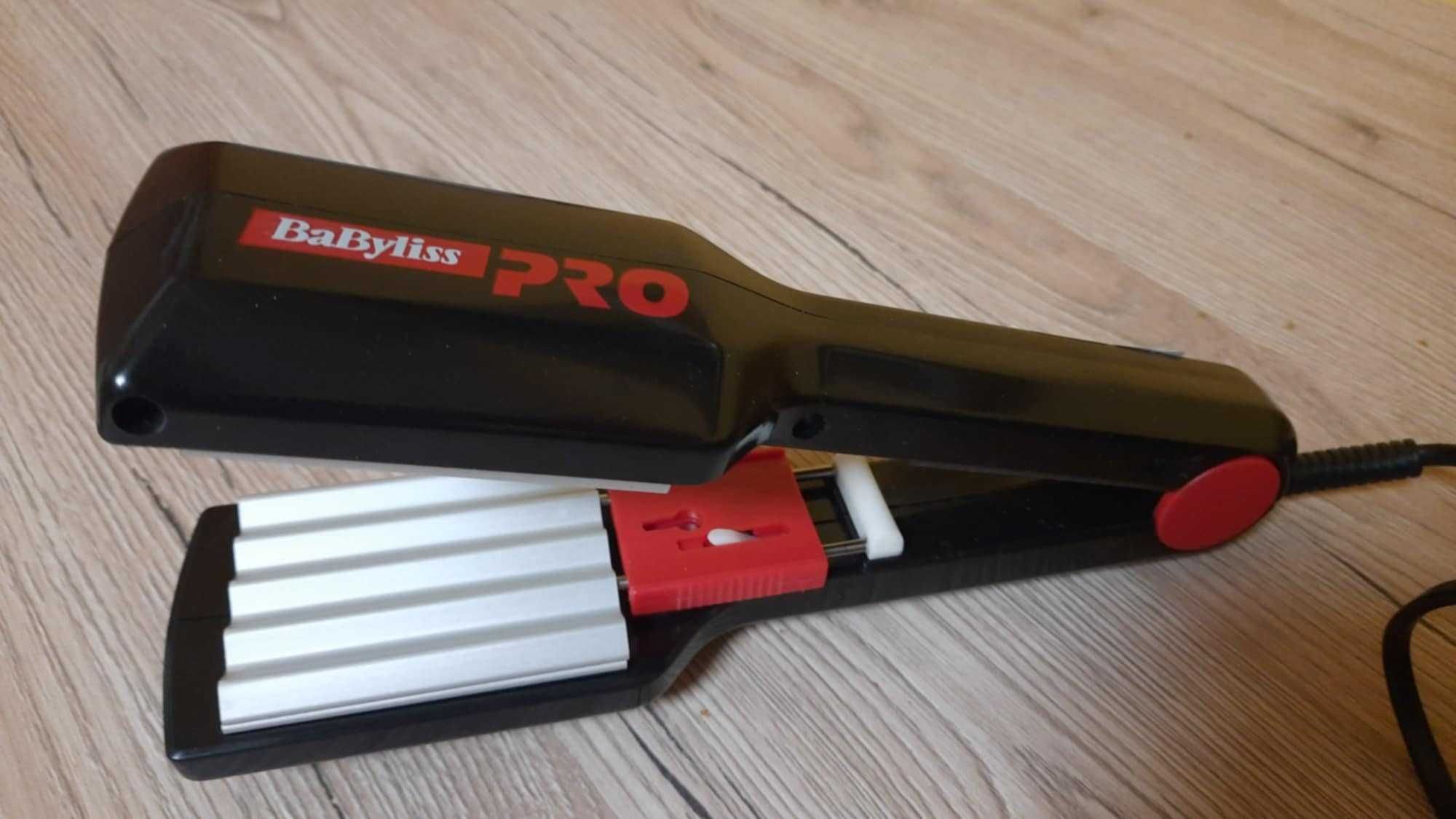Prostownica/Karbownica do włosów, BaByliss Pro, 2w1, wymienne końcówki