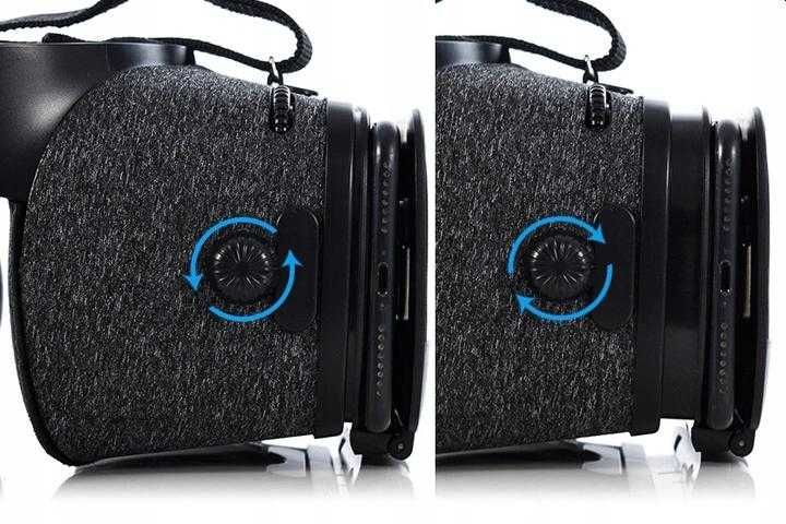 Gogle Okulary Wirtualne VR 360 +Słuchawki Gamepad