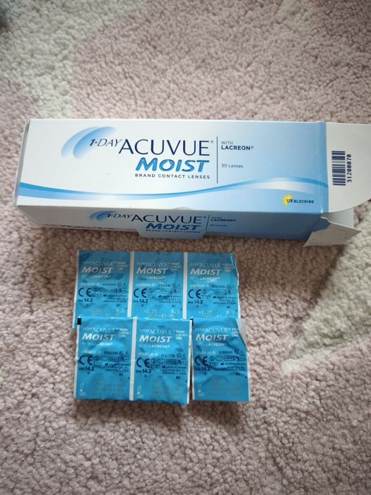 Soczewki jednodniowe acuvue -1,25