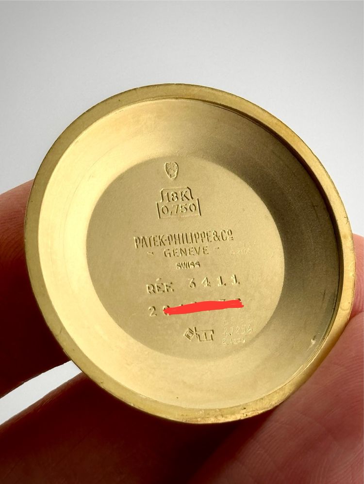FVAT z dokumentami ZŁOTY 18K 750 Patek Philippe Calatrava ref.3411