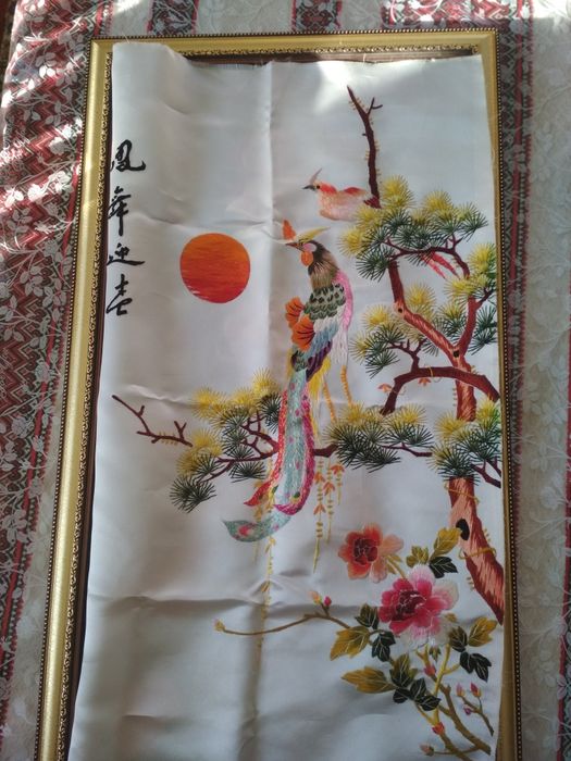 Унікальна вишита картина  китай