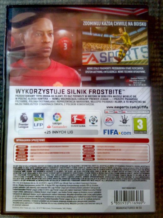 gra fifa 17pl na pc dvd