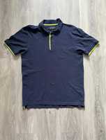 Koszulka polo Bytom męska XL granatowa bawełna t-shirt navyblue cotton