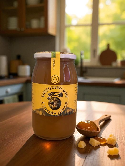 Miód wielokwiatowy leśny - Bieszczady