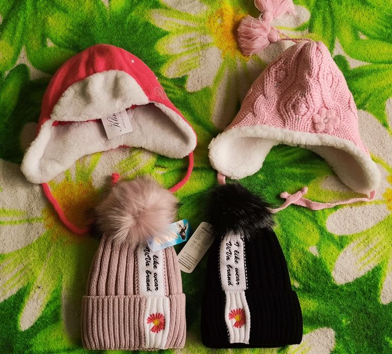 Зимняя шапка на девочку