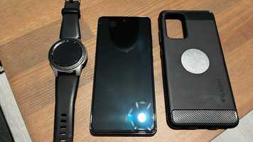 Samsung Galaxy s20 FE z Etui Spigen + Smartwatch Samsung sm-R800