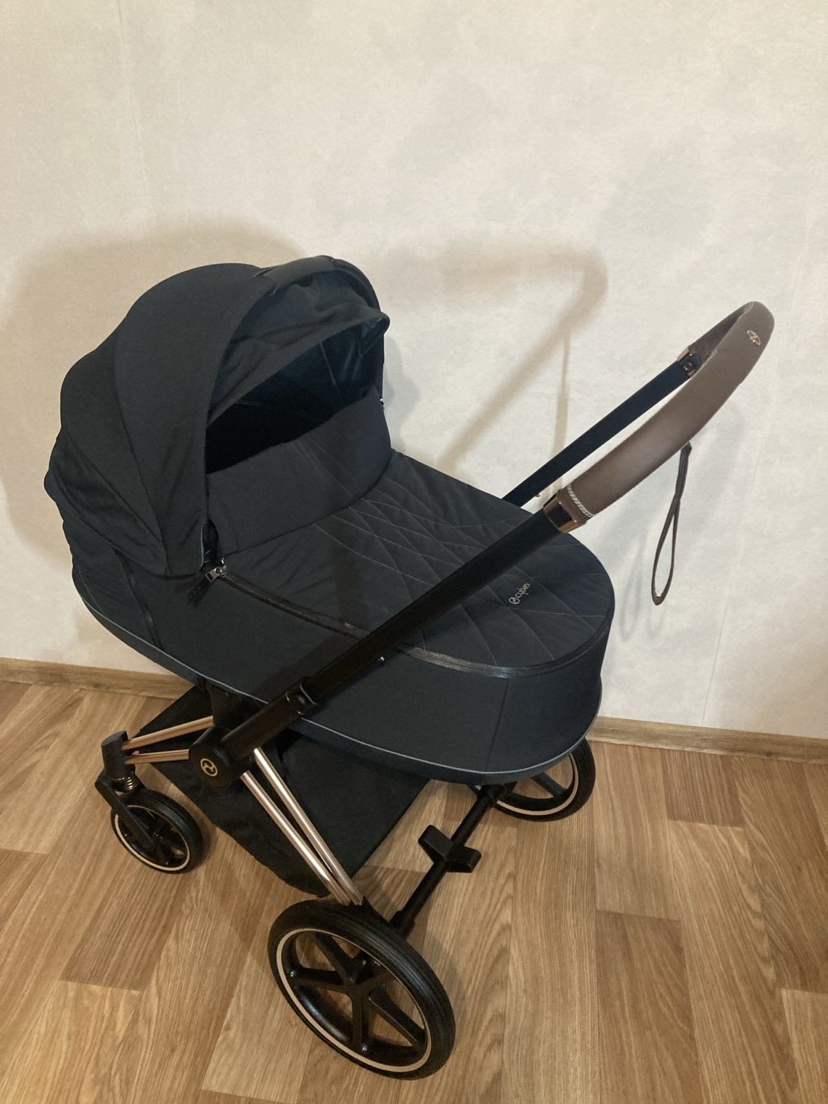 Cybex priam lux Black 2в1 Шассі Rose Gold Сайбекс