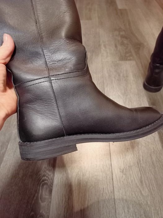 Шкіряні зимові чоботи