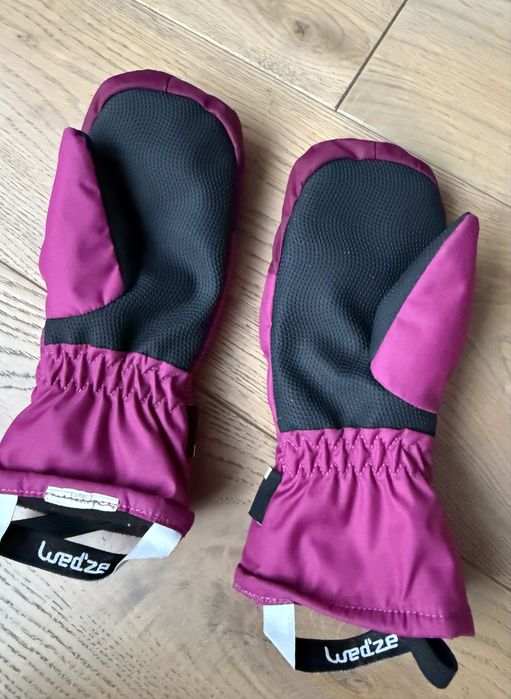 Зимові крагі рукавички на дівчинку