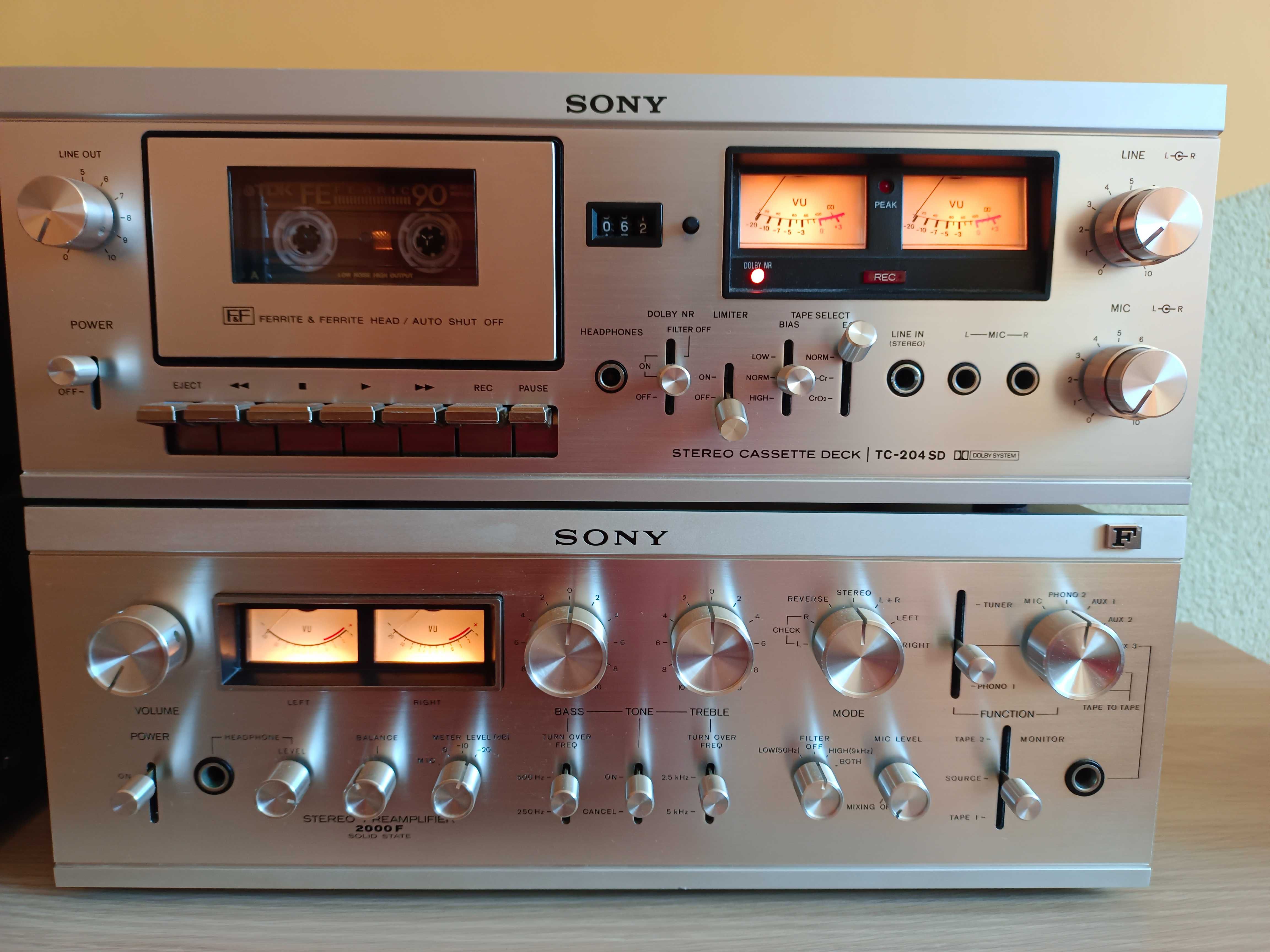 Wieża SONY TA-3200 F,  TA-2000 F, ST-5130, TC-204 SD