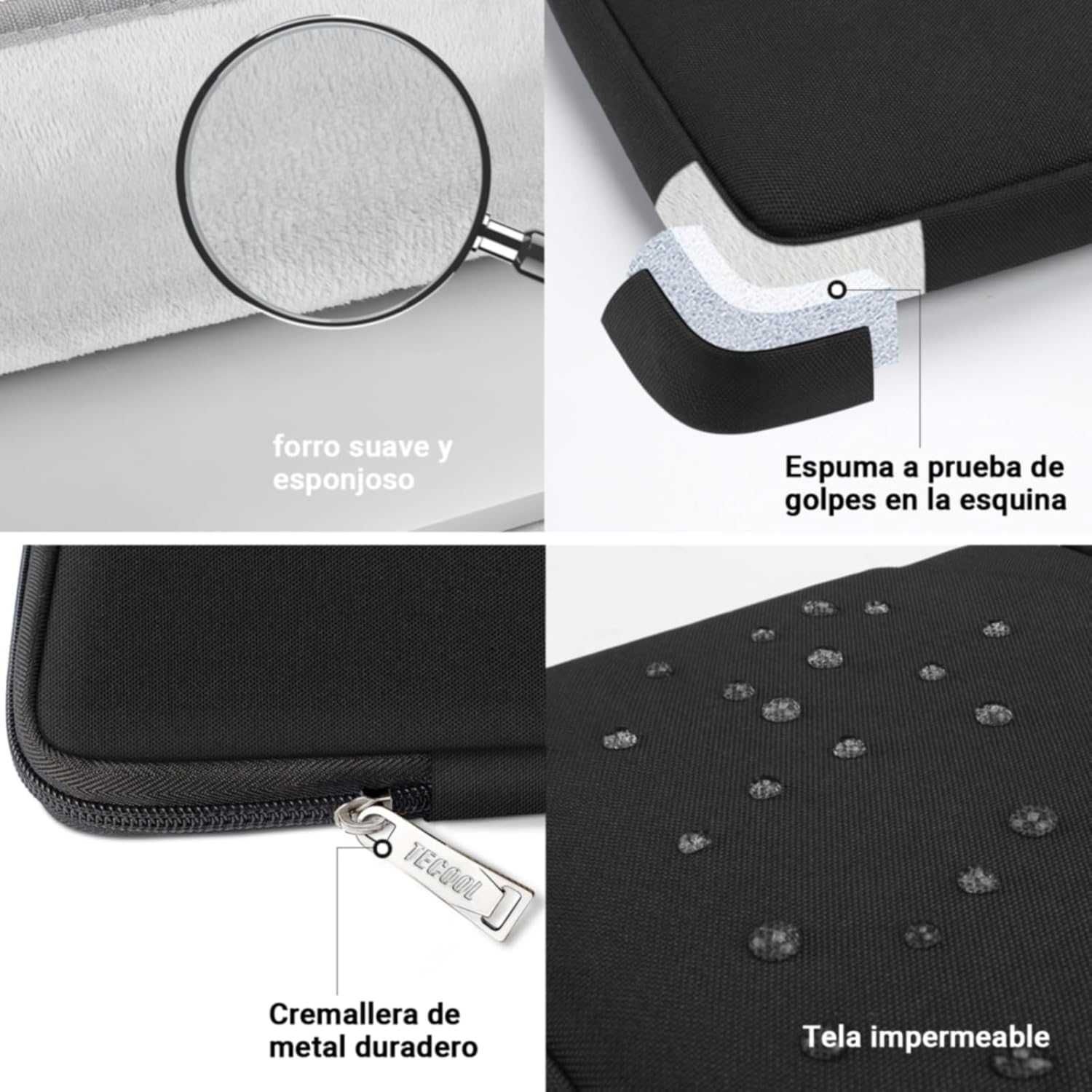 TECOOL torba na laptopa 16'' do HP Dell Macbook LENOVO Asus MSI