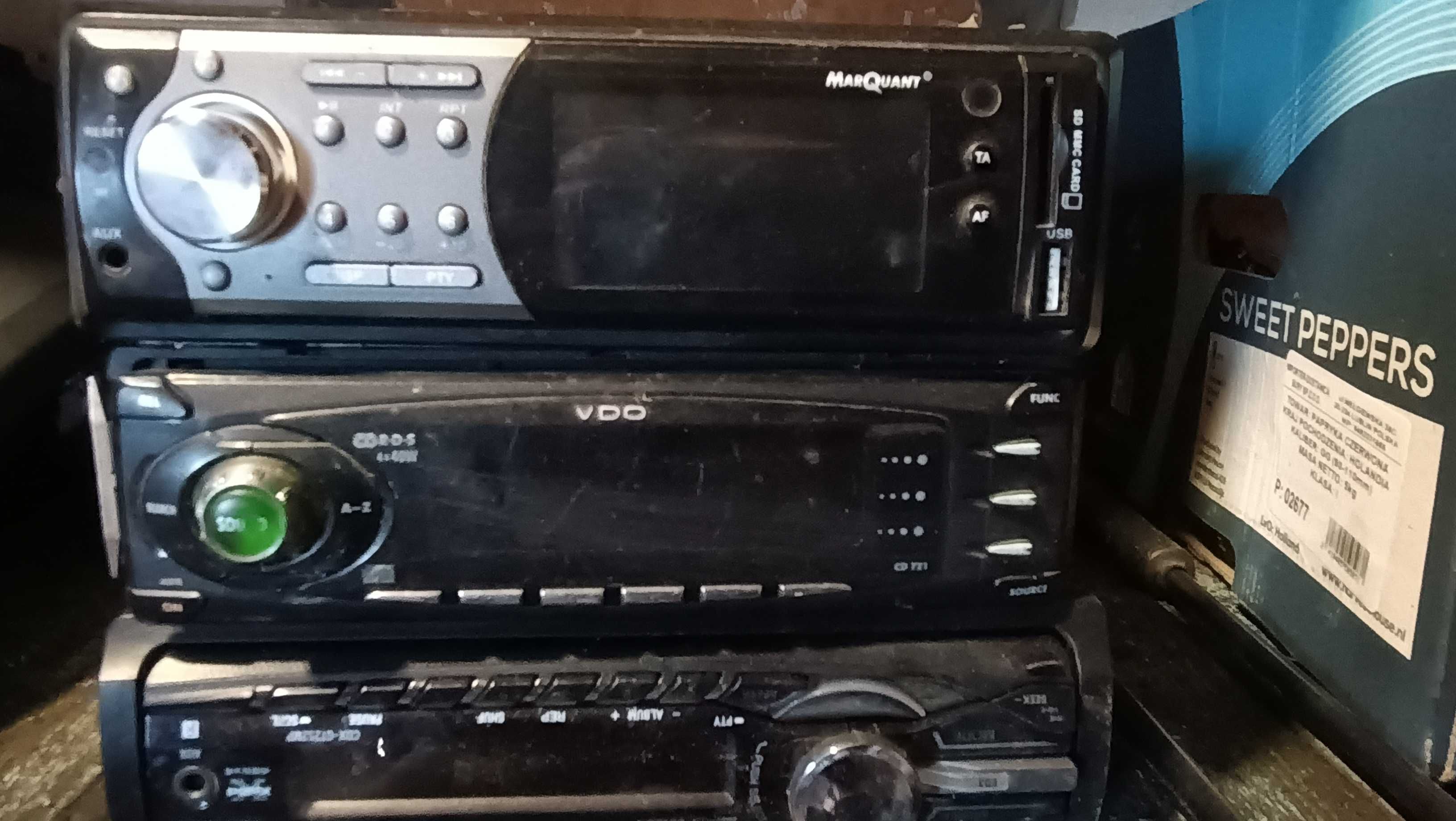 Radio radioodtwarzacz Sony VDO CD SD USB cena za 3 sztuki