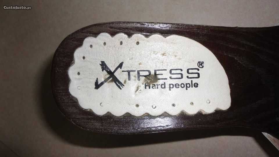 Sapatos de senhora castanho e brancas Xtress