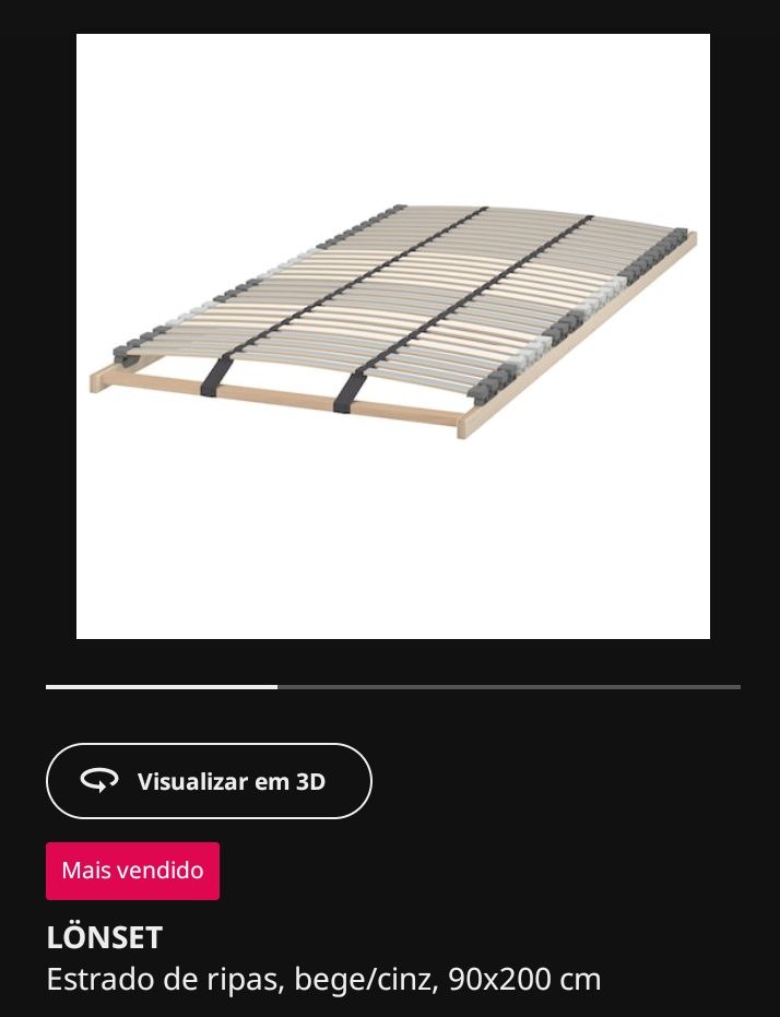 2 Estrados cama ikea (Lönset)