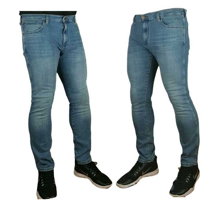 Jeansy Wrangler Larston - Slim Tapered W18SYJ38R męskie nowe - W36/L32
