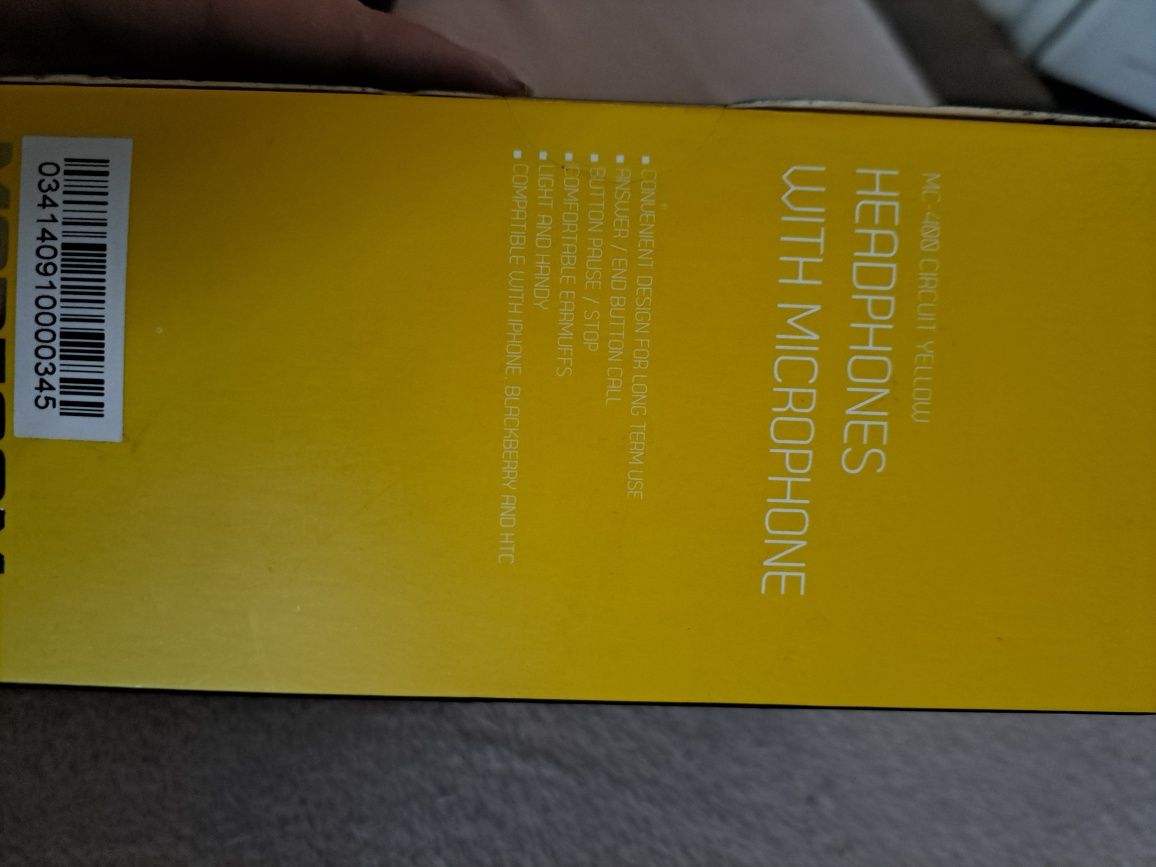 Słuchawki MODECOM MC-400 Circuit Yellow