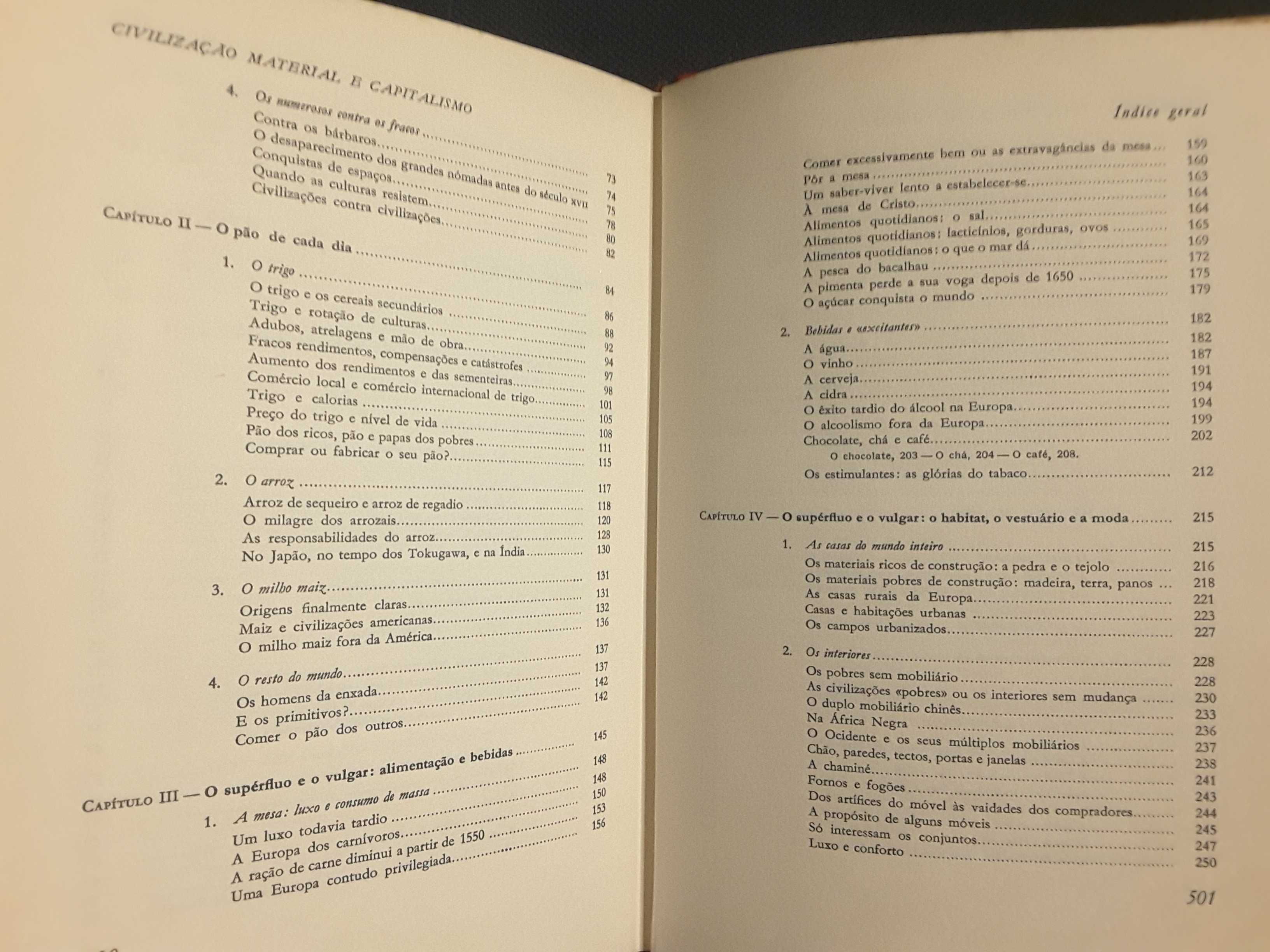 Braudel: Civilização Material e Capitalismo / Dic. dos Descobrimentos