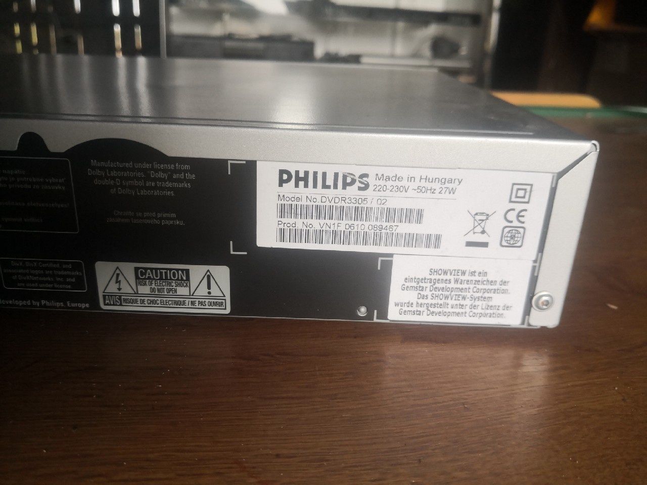 Nagrywarka Philips DVDR 3305