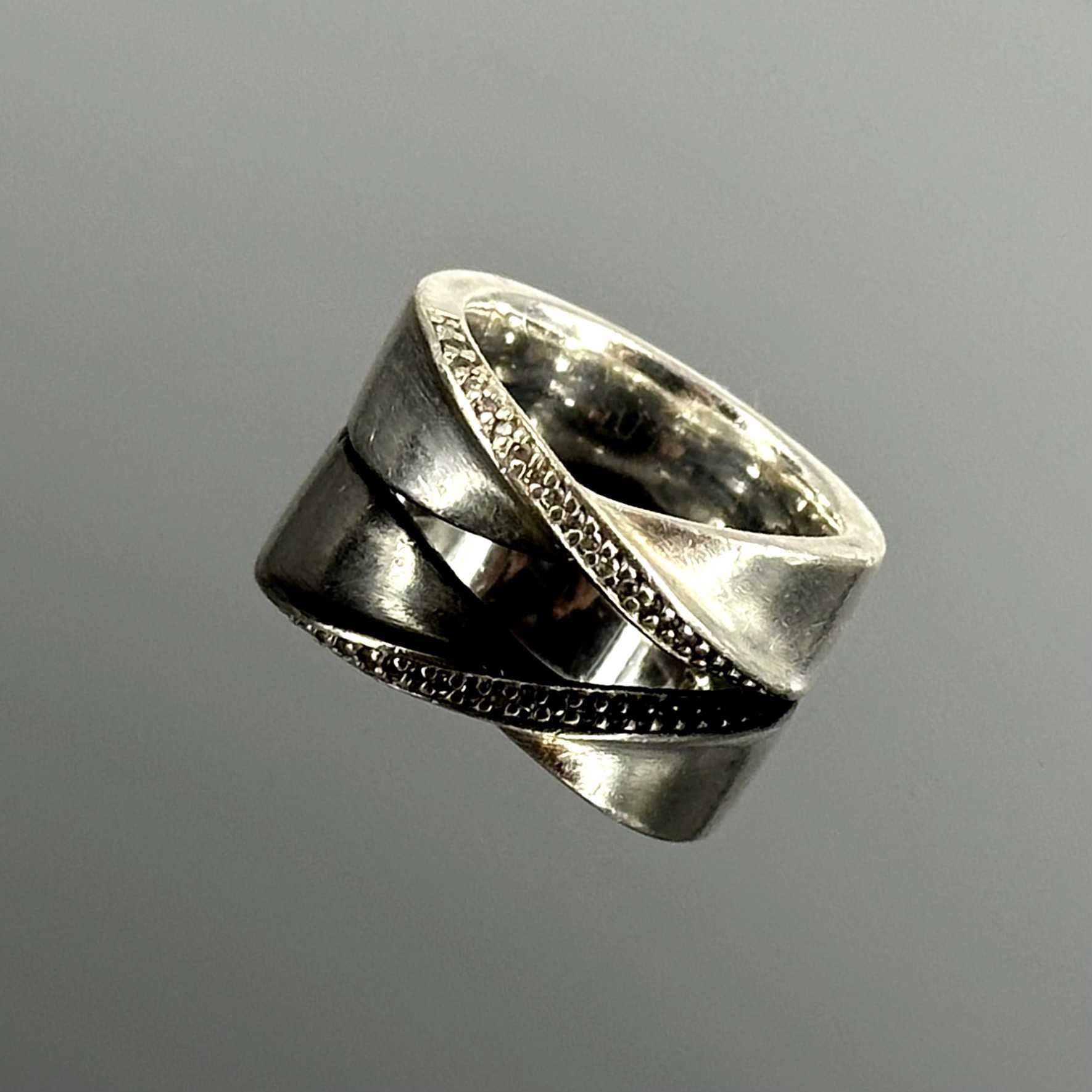 Srebro - Srebrny pierścionek ESPRIT z Cyrkoniami - próba 925