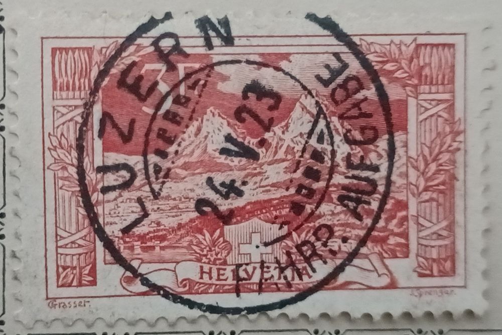 Selos Antigos da Suiça (Timbres-Poste Suisse) Fim de séc. XIX - XX