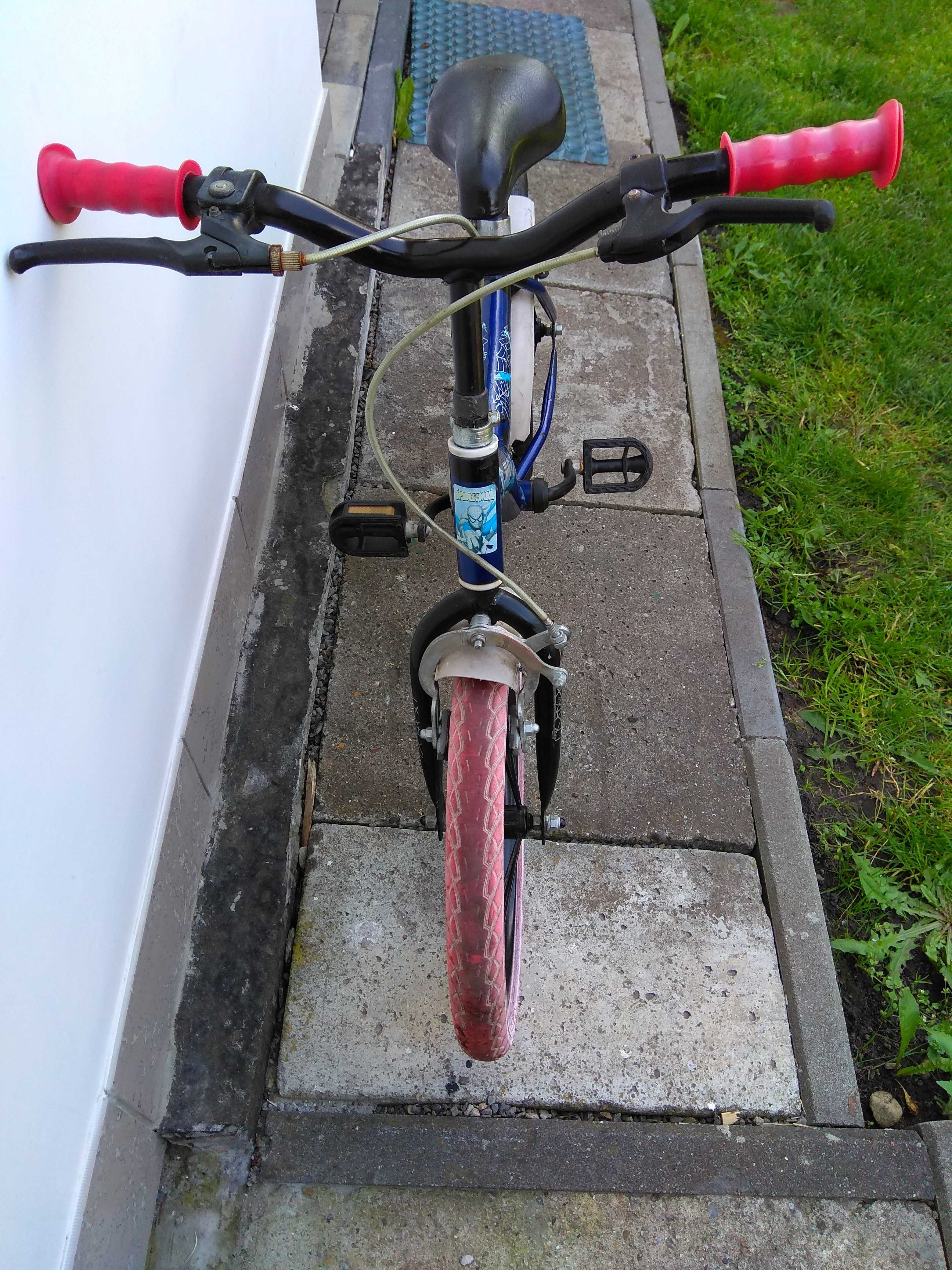 Rower dziecięcy BMX Spiderman koła 16 cali 16"